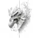 Wine tattoo design idea