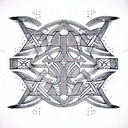 Ankh Symbol tattoo design idea