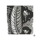 feather tattoo design idea