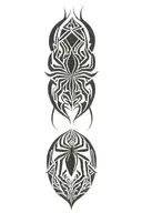 spider tattoo design idea