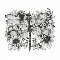 dragonfly tattoo design idea