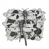 dragonfly tattoo design idea