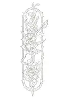 blackout tattoo design idea
