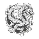 dragon tattoo design idea