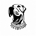 Barking Dog tattoo design idea