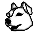 Barking Dog tattoo design idea