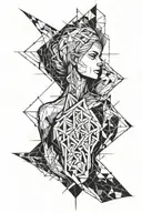 virgo tattoo design idea