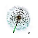 Dandelion tattoo design idea