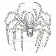 spider tattoo design idea