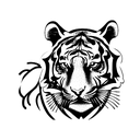 Tiger tattoo design idea