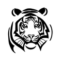 Tiger tattoo design idea