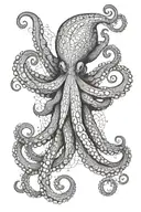 octopus tattoo design idea