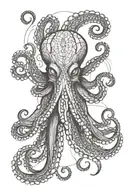 octopus tattoo design idea