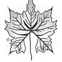 Maple Leaf tattoo design idea
