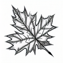 Maple Leaf tattoo design idea