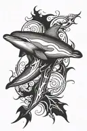 dolphin tattoo design idea