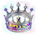 Queen's Crown tattoo design idea