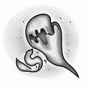 molar tooth tattoo design idea