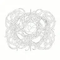 blackout tattoo design idea