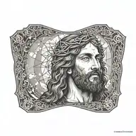 jesus tattoo design idea