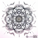 Mandala tattoo design idea
