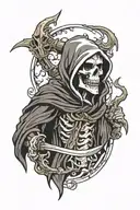 grim-reaper tattoo design idea