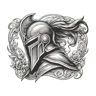 spartan tattoo design idea