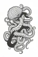 octopus tattoo design idea