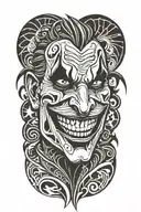 joker tattoo design idea