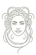 medusa tattoo design idea