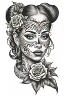 daughter tattoo design idea