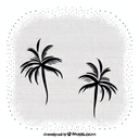 Palm Tree tattoo design idea