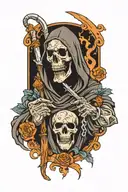 grim-reaper tattoo design idea