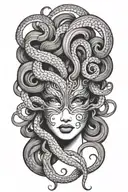 medusa tattoo design idea
