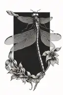 dragonfly tattoo design idea