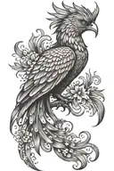 phoenix tattoo design idea