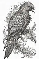 phoenix tattoo design idea