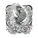 phoenix tattoo design idea
