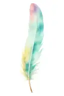feather tattoo design idea