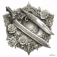 sword tattoo design idea