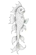 fish tattoo design idea