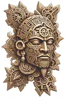 aztec tattoo design idea