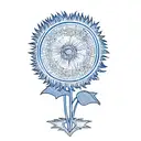 Sunflower tattoo design idea