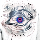 Evil Eye tattoo design idea