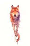 wolf tattoo design idea