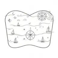 nautical tattoo design idea