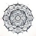 Mandala tattoo design idea