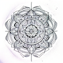 Mandala tattoo design idea