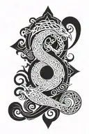 virgo tattoo design idea