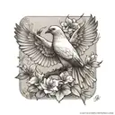 dove tattoo design idea